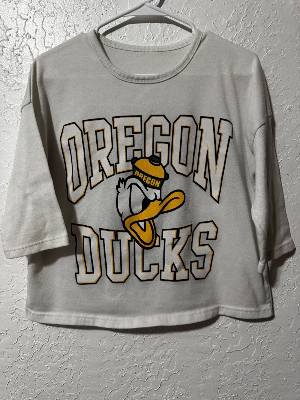 Oregon Ducks Oversized Cropped Sweatshirt
